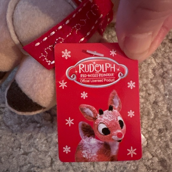 🧣DanDee Rudolph the Red-Nosed Reindeer Clarice Plush Christmas Ornament NWT! - Picture 3 of 6